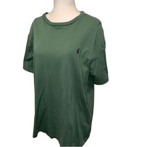 Mens Short Sleeve Green Polo T-shirt by Ralph Lauren